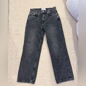 Rosae Paris Black Straight Leg Jeans